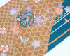 薄茶と青緑_竹桜蝶
