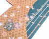 薄茶と青緑_竹桜蝶